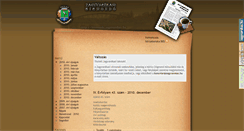 Desktop Screenshot of hirmondo.zagyvarekas.hu