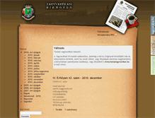 Tablet Screenshot of hirmondo.zagyvarekas.hu